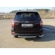 Защита задняя короткие уголки 60 мм ТСС для Subaru Forester SJ 2013-2016