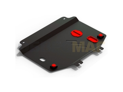 Защита картера и КПП Автоброня для 1,0 и 1,2 сталь 2 мм для Suzuki Splash 2009-2014