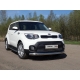Накладка решётки радиатора нижняя 12 мм ТСС для Kia Soul 2016-2021